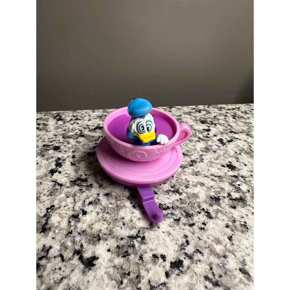 Disney Donald Duck Teacup Spinner Toy Purple Pink